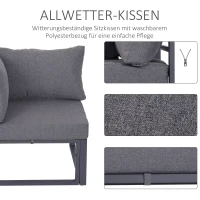 Outsunny 6-delig Tuinset tuinset meubelset(m-5)