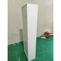 HOMCOM Estante para Livros de 5 Níveis com Design Arqueado e 2 Prateleiras Ajustáveis, Branco e Carvalho(m-2)
