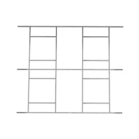 Outsunny Abri de jardin 8,3 m² 322 x 277 x 192 cm kit de fondation incluse porte coulissante ventilations tôle acier gris foncé(m-15)