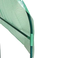 Outsunny Kas winterbestendig foliekas met boogdak, grondankers kweekkas 400 x 120 x 170cm Groen(m-10)