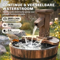 Tuinfontein sierfontein fontein vatfontein waterval houten vat(m-5)
