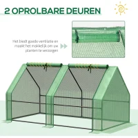 Outsunny kas 180 cm x 90 cm x 90 cm(m-7)