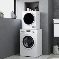 HOMCOM Mini Wäschetrockner 4 kg mit 4 Programme, 2 Heizstufen, Sterilisation bis zu 65℃ 850W für Kleidung(m-9)