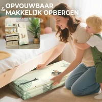 AIYAPLAY Speelmat Baby 196 x 176 x 1,5 cm opvouwbaar Dubbelzijdige speelmat Multicolor(m-7)
