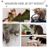 PawHut krabpaal kattenboom met kattengrot trap zacht kussen E1 MDF sisal lichtgrijs(m-6)