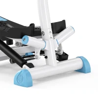 HOMCOM Stepper Fitnessapparaat, LCD-Monitor, Antislippedalen, Staal en ABS, 55x44x108 cm, tot 100 kg(m-12)