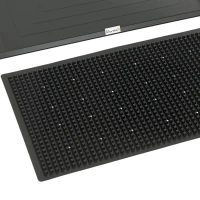 PawHut Honden-wc 76 x 50,5 cm met 2 kunstgras matten, wasbare puppytoilet voor honden, voor balkon, thuis, zwart + groen(m-12)