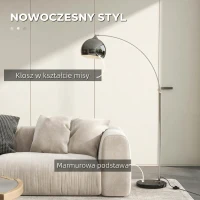 Lampa stojąca regulowana, obrotowa, bez żarówki(m-4)
