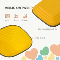 AIYAPLAY Balansstapstenen voor Kinderen, 6 Delig, Antislip, Obstakelstenen voor Motorische Ontwikkeling, Kunststof, Kleurrijk(m-6)