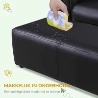 HOMCOM Kinderbank kinderstoel kindertafel met stoel kindermeubel kinderkamer(m-7)