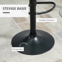 HOMCOM aanrechtkruk 47 cm x 56 cm x 89-109 cm(m-6)