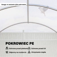 Pokrycie 600x300x200 cm z drzwiami i 12 oknami(m-6)