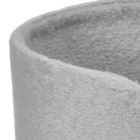 PawHut hondenbed, hondensofa met kussen, verhoogd huisdierbed, kattenbed, grijs(m-13)