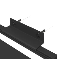 HOMCOM Armário de Casa de Banho LED com Função Antivapor Móvel de Parede Espelho Prateleiras 50x70 cm Preto(m-7)