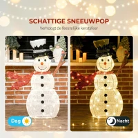 Outsunny Kerstverlichting – sfeervolle lichtsnoer voor binnen en buiten(m-4)