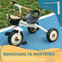 AIYAPLAY 3-in-1 kinderglijbaan kindergraafmachine, muziekfunctie, anti-kantelbescherming, zwart + geel(m-7)