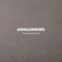 HOMCOM 2-in-1 Pouf in fluweellook met opbergruimte en afneembare deksel Φ44 cm x 47,5 cm Donkergrijs(m-6)