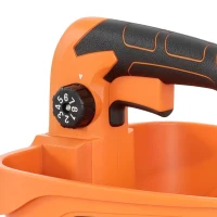 Outsunny Cordless Spreader, 3.3L Handheld Seed Spreader with Adjustable Scatter Width, Adjustable Flow, USB Charging Cable(m-12)