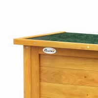 PawHut Casa de Exterior para Gatos em Madeira para 1-2 Gatos com Telhado Basculante e Espuma Isolante 85x50x68,5 cm Natural(m-12)