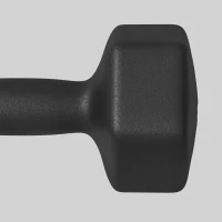 SPORTNOW Set 2 Manubri Esagonali da 2x8 kg in Metallo e Plastica con Impugnatura Antiscivolo, 24x11x11 cm, Nero(m-9)