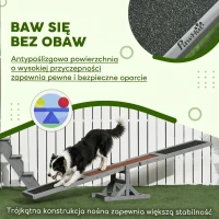 Huśtawka dla psa, agility, drewniana, dla dużych psów(m-5)
