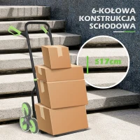 DURHAND Składany wózek na schody z ramą stalową, max. 120 kg(m-5)