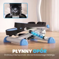 Stepper fitnessowy z LCD, do 100 kg, 55 x 44 x 108 cm(m-6)