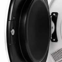 HOMCOM Secadora de Evacuación 3 kg 1000W con Pantalla Táctil Control de Tiempo y Temperatura Función Antiarrugas Blanco(m-15)
