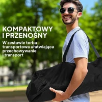 Fotelik kempingowy składany 2 szt., z podłokietnikami, uchwyt na napoje(m-7)