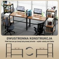 Biurko komputerowe z półką na monitor, stelaż na CPU(m-4)