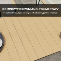 Zestaw mebli ogrodowych 7-częściowy, stół dla 6 osób(m-5)