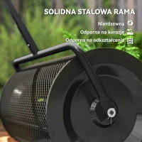 Siewnik do kompostu 75L, 61x40cm, do ogrodu, zielony(m-7)