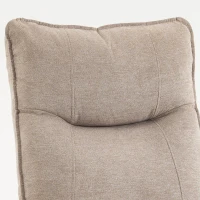 HOMCOM Poltrona Relax Reclinável Elétrica e Elevatória 155° em Chenille com Comando, Assento com Molas e Apoio para Pés, Castanho(m-11)
