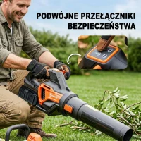 Outsunny laubgebläse kleiner outdoor sauger klein garten staubsauger akku-laubsauger elektrisch bläser akkulaubbläser laubpüster gartenföhn laubföhn akkubläser püsterich(m-7)