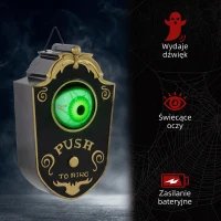 Dzwonek Halloween 18cm z LED i dźwiękiem, dekoracja(m-7)