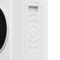 HOMCOM Secadora de Evacuación 3 kg 1000W con Pantalla Táctil Control de Tiempo y Temperatura Función Antiarrugas Blanco(m-14)