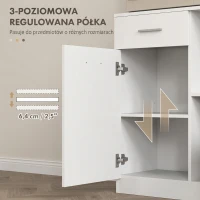 Szafka kuchenna, wysoka, z regulowanymi półkami, szuflada(m-5)