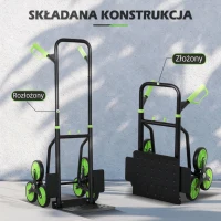 DURHAND Składany wózek na schody z ramą stalową, max. 120 kg(m-4)