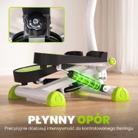 Stepper fitnessowy z LCD, do 100 kg, 55 x 44 x 108 cm(m-6)