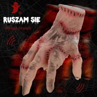 21 cm Halloween Dekoracja, Realistyczna Ręka z Dźwiękiem(m-5)