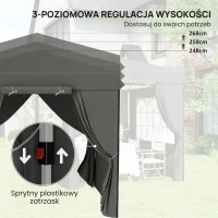 Pawilon 2,5x2,5m, wodoodporny, stabilny, zimowy, pop-up(m-5)