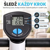 Stepper fitnessowy z LCD, do 100 kg, 55 x 44 x 108 cm(m-5)
