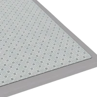 AIYAPLAY Kruipmat voor baby, 3 cm dikke speelmat van zacht flanel, 127 x 127 cm, antislip en waterafstotend, lichtgrijs(m-13)