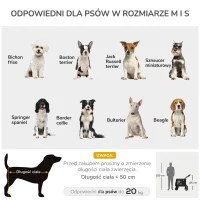 PawHut Wózek dla psa z poduszką, 3 kieszeniami bocznymi, składany, wózek dla psa, 102 cm x 62 cm x 105 cm, Czarny(m-4)
