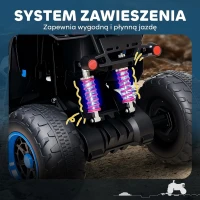 Elektro Quad dla dzieci 12V, 2 silniki, 3-6 km/h, Niebieski(m-6)