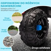 Elektro Quad dla dzieci 12V, 4-kołowe zawieszenie, muzyka(m-6)