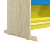 AIYAPLAY Kinderrek, 4-laags speelgoedrek met 12 uitneembare opbergbakken, 85,5 x 40 x 88,5 cm, veelkleurig(m-11)