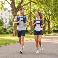 HOMCOM 8KG Weighted Vest, Running Weight Vest with Adjustable Strap, Convenient Pocket and Reflective Strips for Men and Women(m-9)