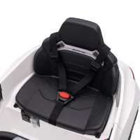 AIYAPLAY Macchina Elettrica per Bambini 12V Mercedes-AMG, Auto Elettrica Bambini, 2 Motori, Telecomando, Bianco(m-11)