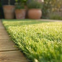 Outsunny Césped Artificial 3x1 m con Altura de Hierba 25mm Rollo de Hierba Sintética de Exterior para Jardín y Terraza(m-9)